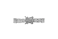 Genevive Classic Gold Plated 3MM Cz Slim Tennis Bracelet