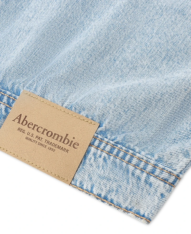 abercrombie kids Toddler Boys' 2T-5T Hooded Denim Jacket