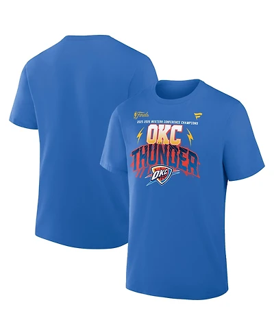 Fanatics Men's Blue Oklahoma City Thunder 2026 Western Conference Champions Hometown T-Shirt