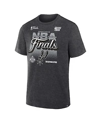 Fanatics Men's Charcoal San Antonio Spurs 2026 Western Conference Champions Locker Room T-Shirt
