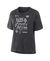Fanatics Women's Charcoal San Antonio Spurs 2026 Western Conference Champions Locker Room T-Shirt
