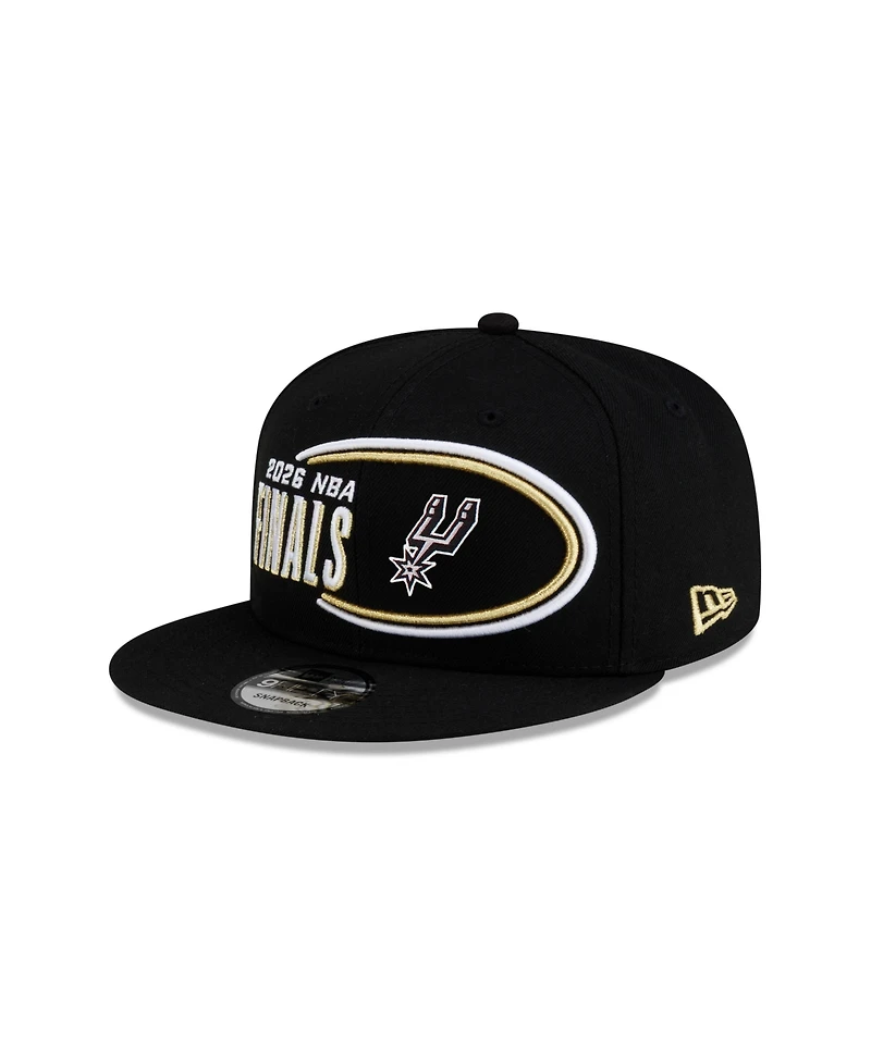 New Era Men's Black San Antonio Spurs 2026 Western Conference Champions Locker Room 9FIFTY Snapback Hat