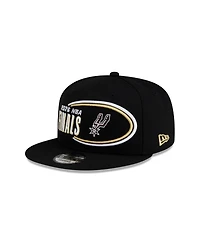 New Era Men's Black San Antonio Spurs 2026 Western Conference Champions Locker Room 9FIFTY Snapback Hat