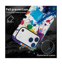 Gonez Case for iPhone 17 Pro Max, 2-in-1 Dual-Layer Shockproof Protection, Street Art Style Glossy