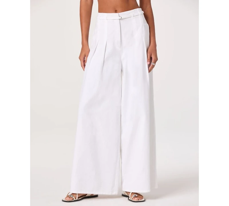 Astr the Label Women's Aiden High-Rise Wide Leg Woven Pants