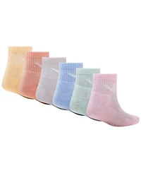Nike Boys' and Girls' 4-7 Dri-fit Elevated Ankle Socks, 6-Pack