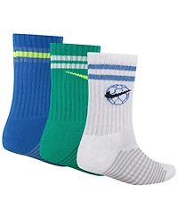 Nike Boys' 4-7 Goal Mode Crew Socks, 3-Pack