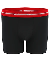 Nike Boys' 8-20 Dri-fit Metallic Waistband Boxer Briefs, 3-Pack
