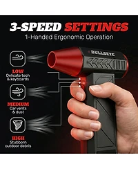 Bullseye Air Blaster Portable 130,000 Rpm 4000mAh Compressed Air Rechargeable Electric Duster
