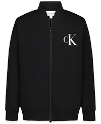 Calvin Klein Boys' 8-20 Long-Sleeve Bomber Sweatshirt