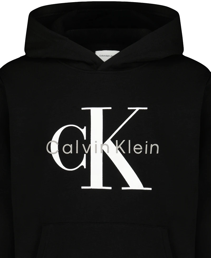 Calvin Klein Boys' 8-20 Long-Sleeve Hooded Sweatshirt