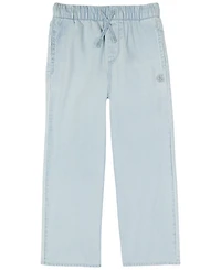 Calvin Klein Girls' 7-16 Logo Denim Jeans