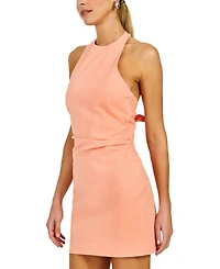 Line & Dot Women's Talie Halter Neck Mini Dress