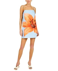 Line & Dot Women's Avah Floral Printed Square Neck Dress