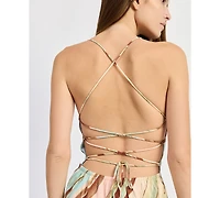 En Saison Women's Lana Sleeveless Maxi Dress