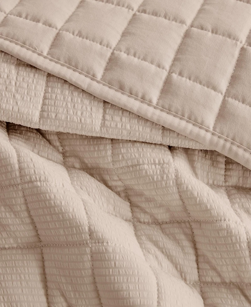 Linery and Co. Seersucker Quilt Set With Shams