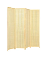 sumyeg 6-Foot 4-Panel Portable Folding Room Divider Privacy Screen