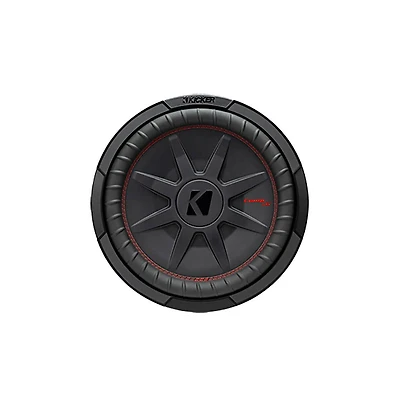 Kicker 12" CompRT 4-Ohm Subwoofer Slim Design High-Performance Bass - 48CWRT124