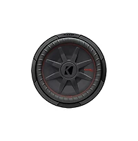Kicker 12" CompRT 4-Ohm Subwoofer Slim Design High-Performance Bass - 48CWRT124