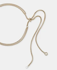Anne Klein Stone Pebble 30" Layered Pendant Necklace