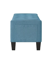 Flynama Linen Storage Ottoman Bench
