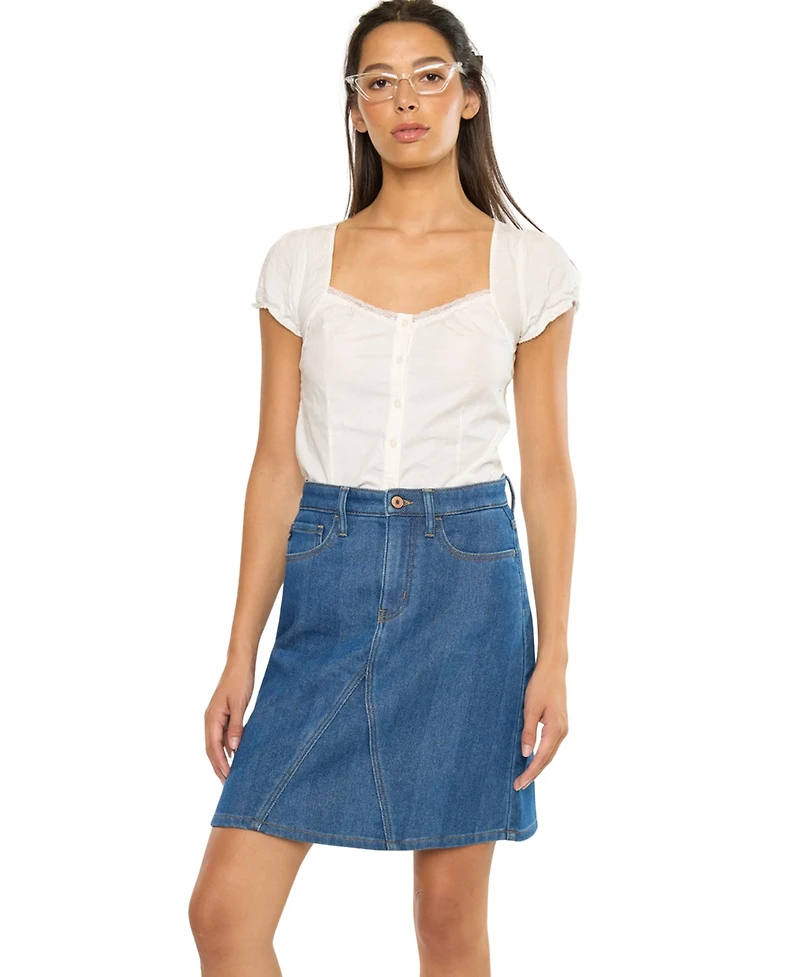 KanCan Women's Usa Trina High Rise Skirt