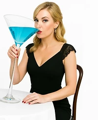 The Wine Savant 54 oz. Oversized Decor Martini Glass