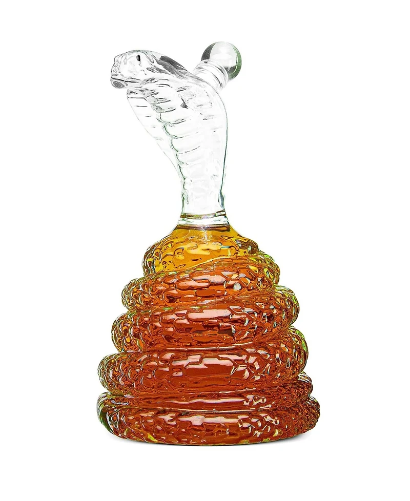 The Wine Savant King Cobra 17 oz. Whiskey Decanter