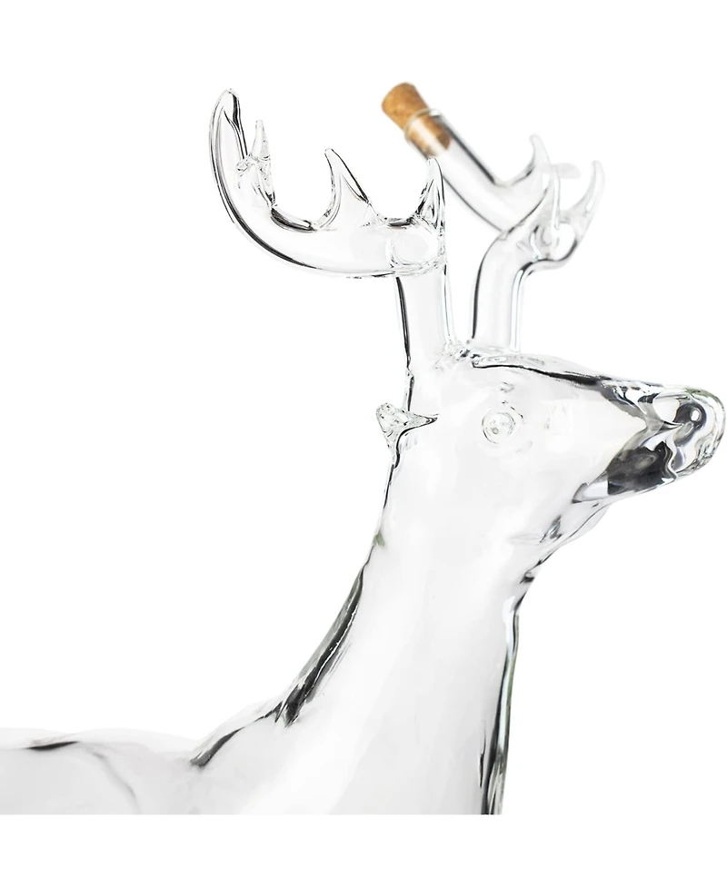 The Wine Savant Stag Antler 25 oz. Decanter