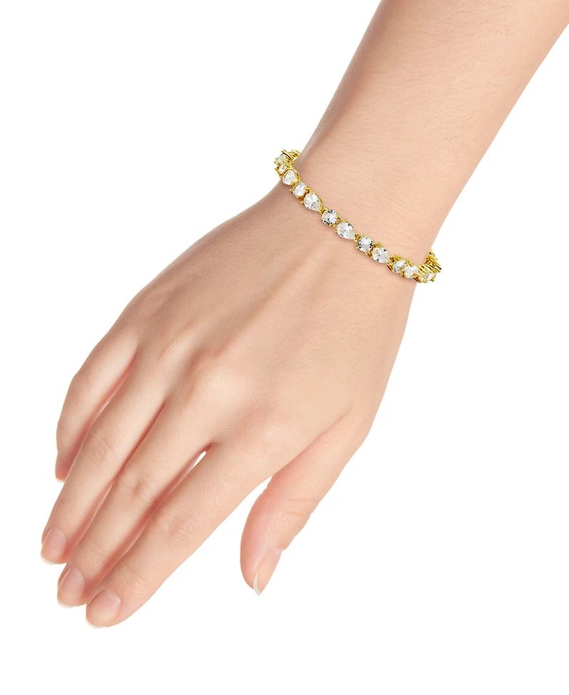 Macy's Pear Cubic Zirconia Link Bracelet