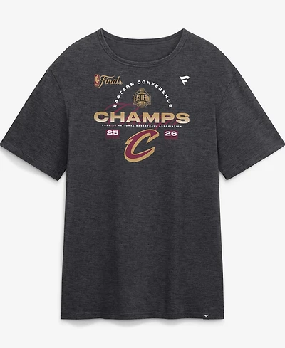 Fanatics Men's Charcoal Cleveland Cavaliers 2026 Eastern Conference Champions Roster T-Shirt