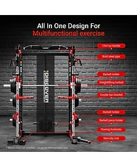Harison All-in-One Power Rack with Chin-Up and Rowing Fitness System (Hrm-G30816)