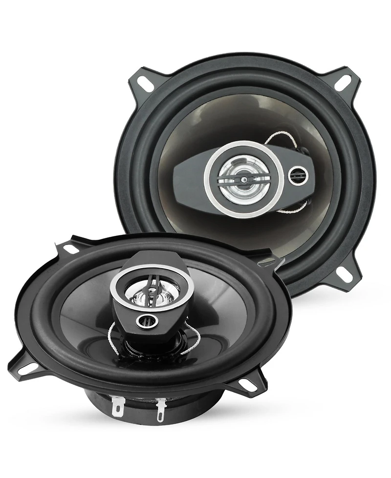 5 Core Coaxial Car Door Speakers 5" Pair 350W 4Ohm 2 Way Component Subwoofer Audio w Super Tweeter