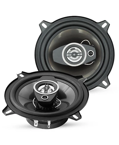 5 Core Coaxial Car Door Speakers 5" Pair 350W 4Ohm 2 Way Component Subwoofer Audio w Super Tweeter