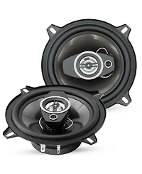 5 Core Coaxial Car Door Speakers 5" Pair 350W 4Ohm 2 Way Component Subwoofer Audio w Super Tweeter