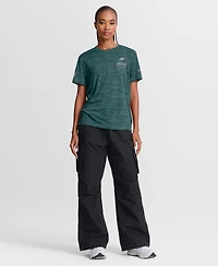 Nike Women's Midnight Green Philadelphia Eagles Sideline Velocity Dri-fit T-Shirt
