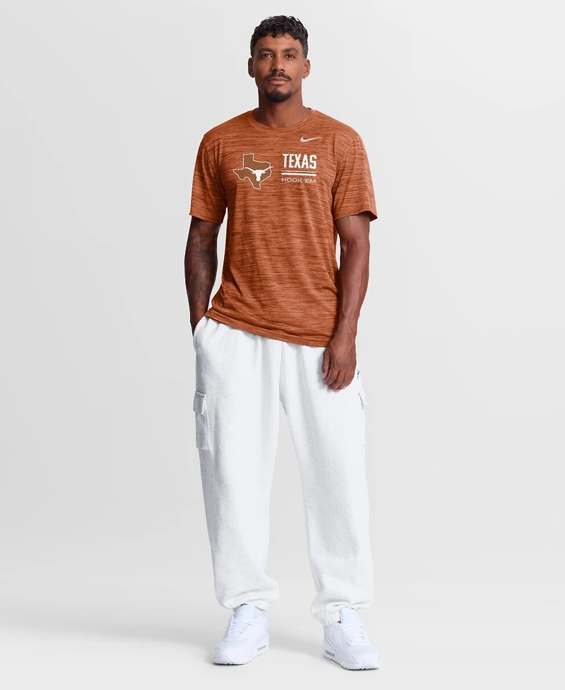 Nike Men's Texas Orange Longhorns Sideline Velocity Dri-fit T-Shirt