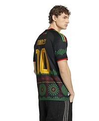 Adidas Men's Black Jamaica National Team Bob Marley Away 10 Replica Jersey