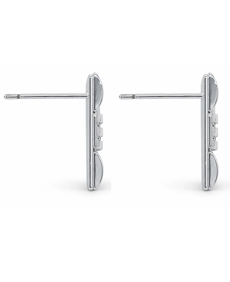 And Now This Diamond Shaped Post Earrings