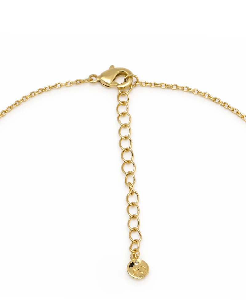 And Now This Cubic Zirconia Pear Shaped Necklace