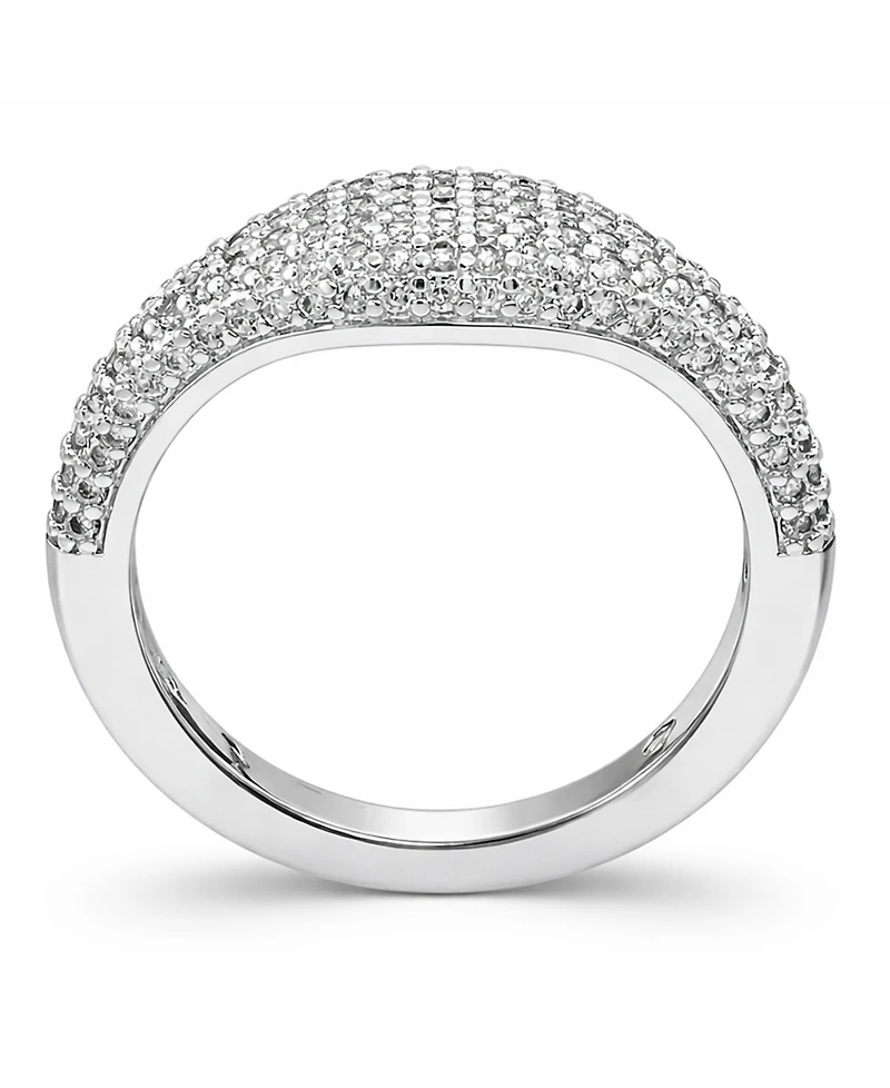 And Now This Cubic Zirconia Paved Ring