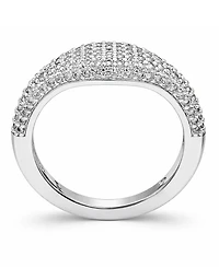 And Now This Cubic Zirconia Paved Ring