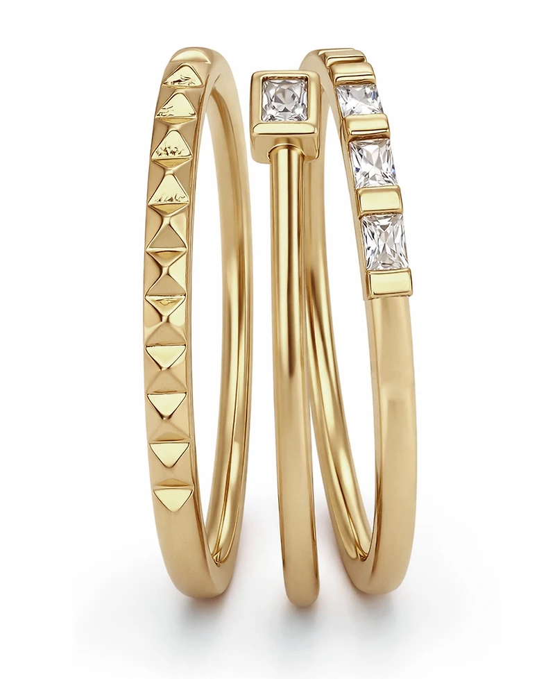And Now This Cubic Zirconia Stack Ring