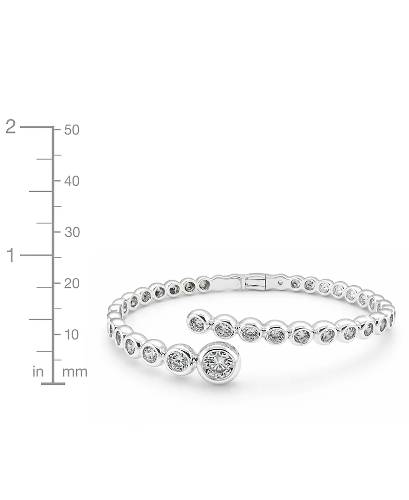 And Now This Cubic Zirconia Bangle Bracelet