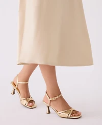 Anne Klein Women's Jelena Ankle Buckle Strap Dress Sandals