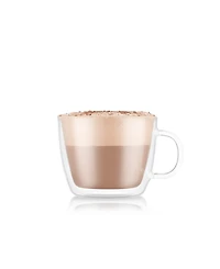 Bodum Bistro Cafe Set of 2 Double Walled 15 Oz. Latte Cups