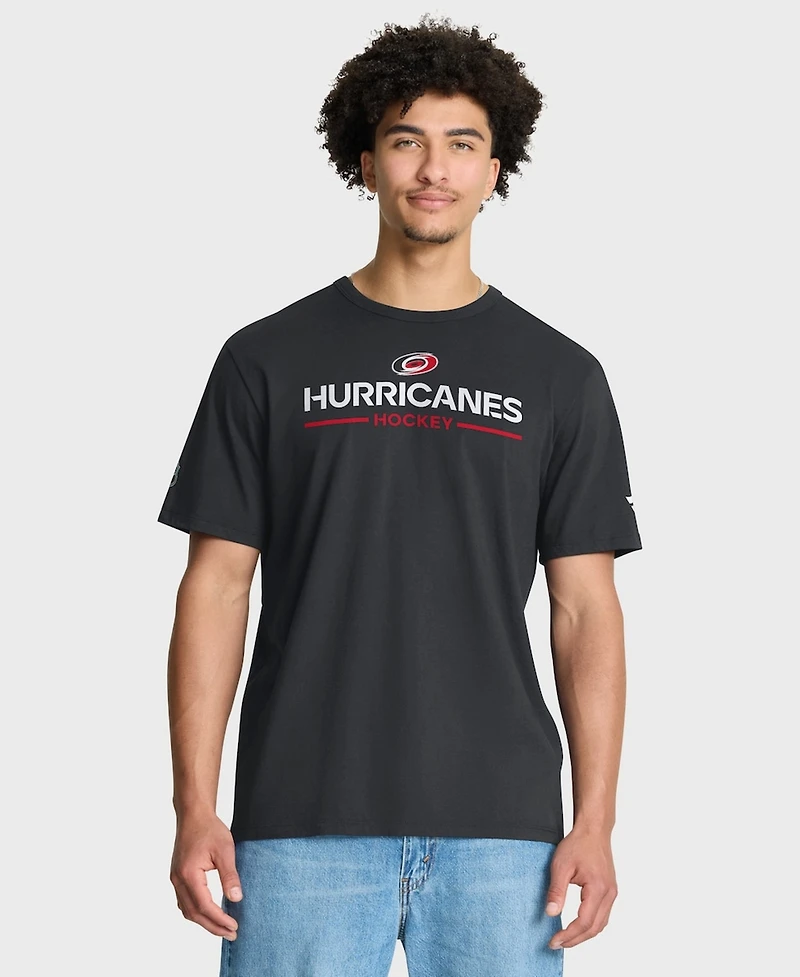 Fanatics Men's Black Carolina Hurricanes Authentic Pro Primary T-Shirt
