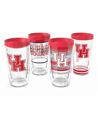 Tervis Houston Cougars 4-Pack 16oz. Classic Tumbler Set