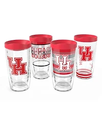 Tervis Houston Cougars 4-Pack 16oz. Classic Tumbler Set