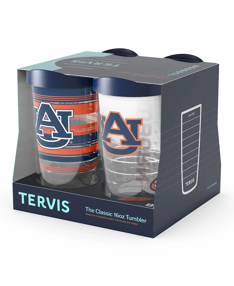 Tervis Auburn Tigers 4-Pack 16oz. Classic Tumbler Set